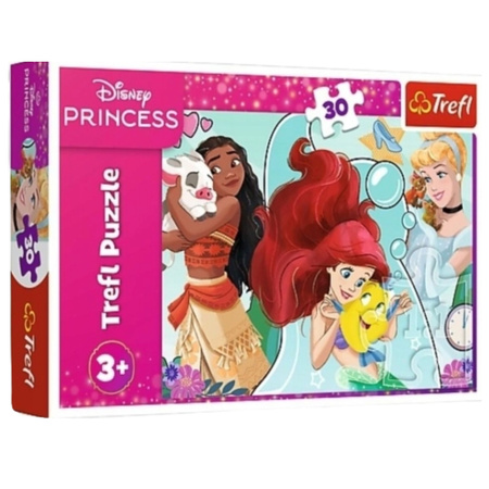 Puzzle - 30 - Piękne i odważne - Disney Princess - Trefl 18323