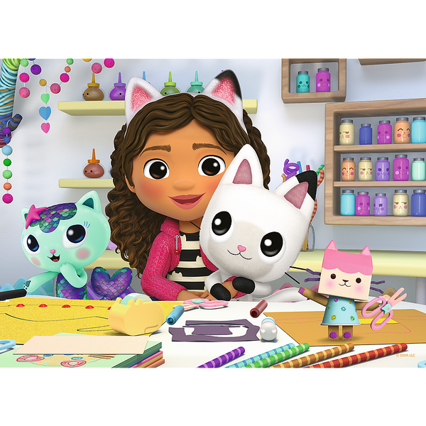 Puzzle - 20 miniMaxi - Kolorowy dzień Gabi - Koci Domek Gabi - Trefl 56041