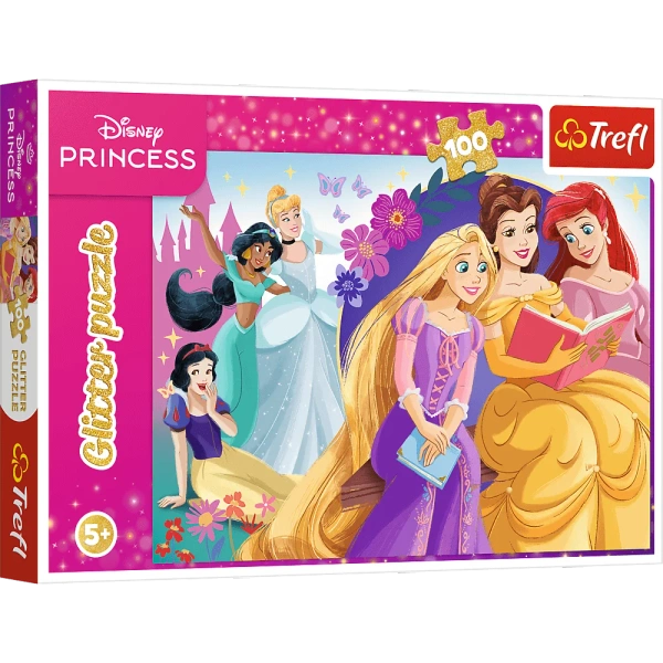 Puzzle - 100 Glitter - Blask magii przyjaźni - Dinsey - Trefl 14834