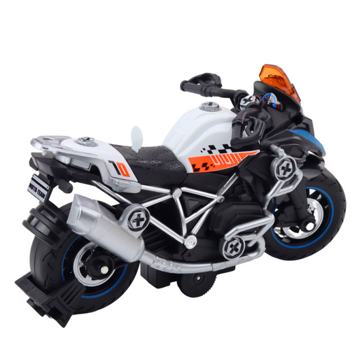 Motor Wyścigowy Do Skręcania Rozkręcania DIY Światła Dźwięki Czarny 