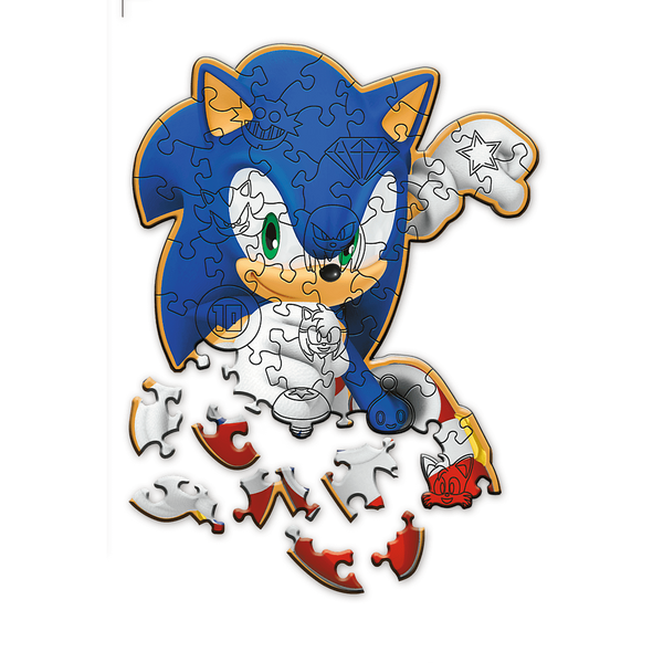 20203 "Wood Craft Junior 50 - Sprytny Sonic" / SEGA Sonic The Hedgehog FSC Mix 70% 20203