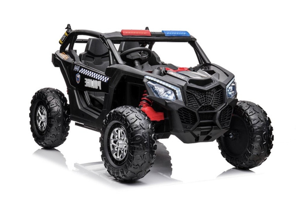 Auto na Akumulator Buggy XB-2118 Policyjne Czarne 4x4 