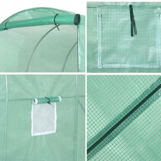 Tunel Foliowy Ogrodowy Szklarnia 6x3x2m Folia 18m² UV-4 Premium