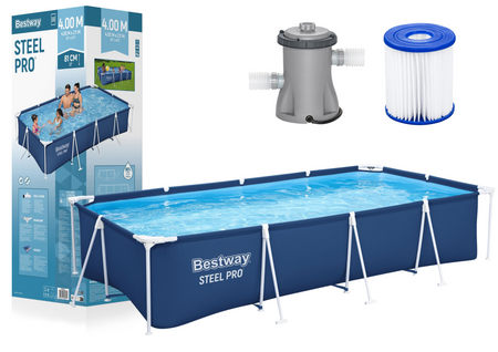 Basen Stelażowy 400 x 211 x 81 cm Bestway 56424