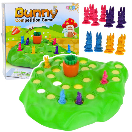 Gra Rodzinna Króliki Funny Bunny Wyścig Po Marchew Karty