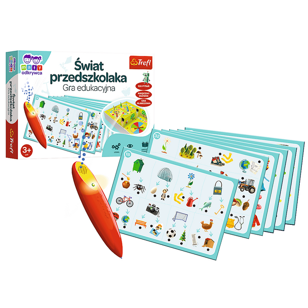Gra edukacyjna Świat przedszkolaka Magiczny ołówek Trefl 02112