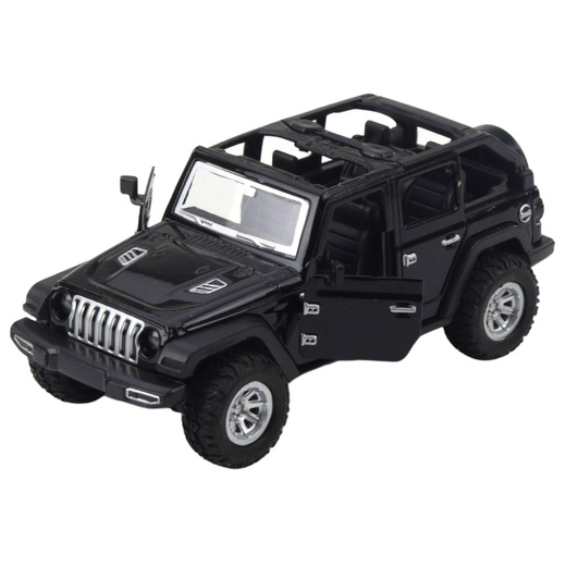 Autko Terenowe SUV Metalowe Napęd Pull-Back Otwierane Drzwi Mix