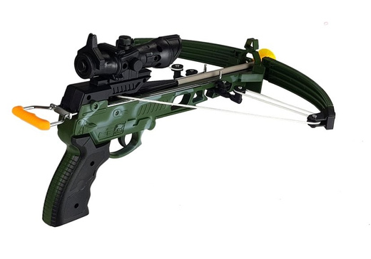 Kusza z tarczą + 3 Strzały Kołczan Celownik Laser 