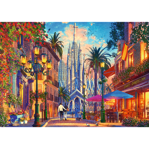 Puzzle - 1000 - Barcelona, Hiszpania 10793