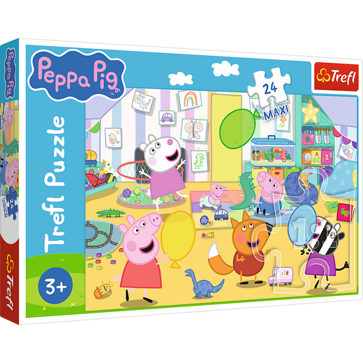 Puzzle - 24 Maxi - Piękna Peppa - Świnka Peppa - Trefl 14367