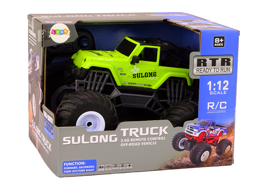 Auto Terenowe Zdalnie Sterowane 2.4G RC 1:12 Zielony 