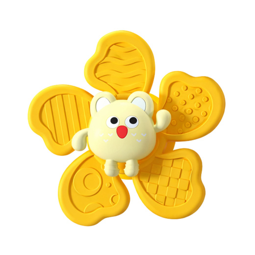 Zestaw Fidget Spinnery Grzechotki Wirujące Przyssawki Kolorowe 3 szt.