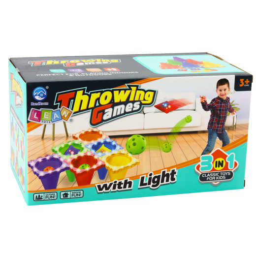 Zestaw Gier Zręcznościowych Sportowych Rzut Do Celu 3w1