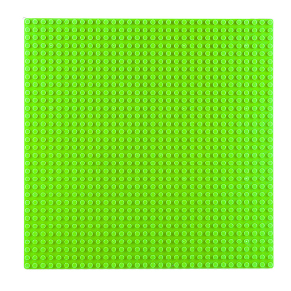 Płyta Plansza Konstrukcyjna Do Klocków Budowania Zielona 25,5x25,5 cm 