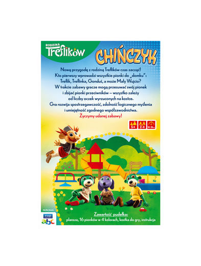 Gra planszowa Chińczyk Rodzina Treflików Trefl 02069