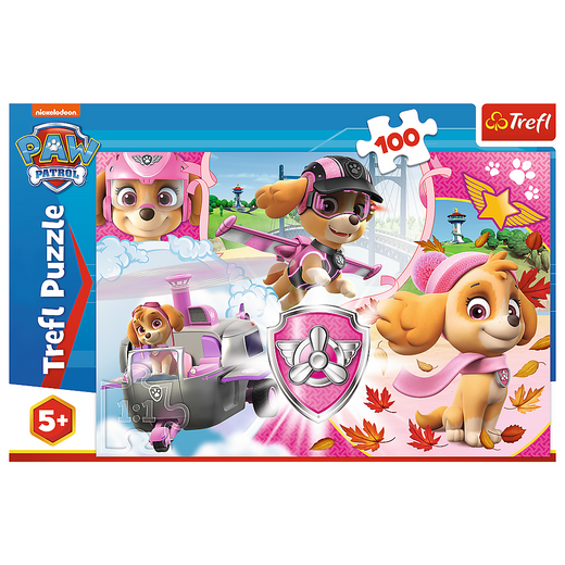 Puzzle - 100 - Skye w akcji - Psi Patrol - Trefl 16368