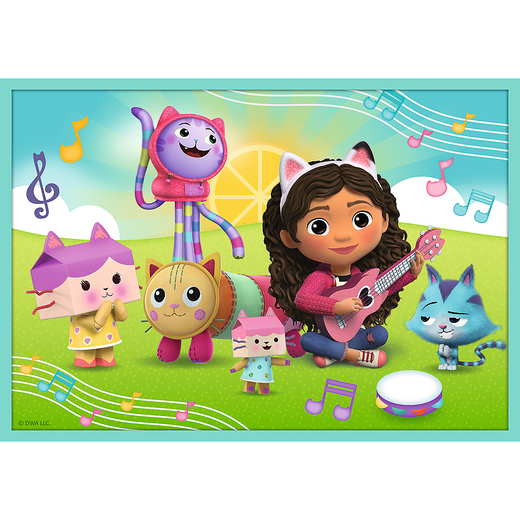 Puzzle - 10w1 - W świecie Gabi - Universal Gabby"s Dollhouse Trefl  96003