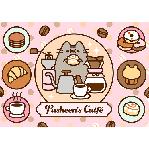 Puzzle - 500 - Pusheen w kawiarni Trefl 37528