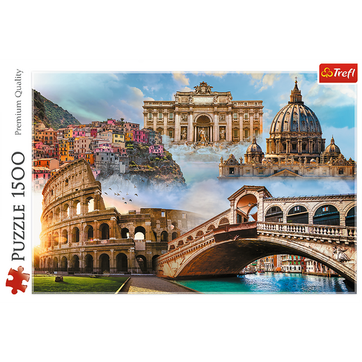 Puzzle  1500 - Ulubione miejsca: Włochy Trefl 26203