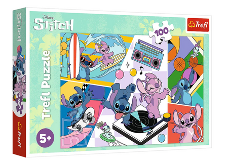 Puzzle - 100 - Wspomnienia Lilo and Stitch - Disney Lilo and Stitch Trefl 16473