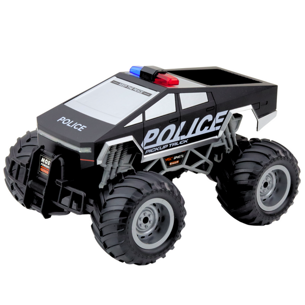 Auto Terenowe Policyjne Off-Road RC Zdalnie Sterowane Czarne 1:16 