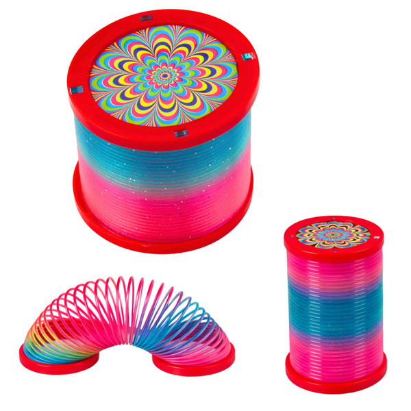 Świecąca Sprężyna Dla Dzieci Kolorowa Świecąca LED 1 szt.