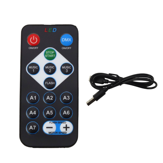 Projektor Kula Lampka Nocna Kolorowe Światła LED Pilot 360°