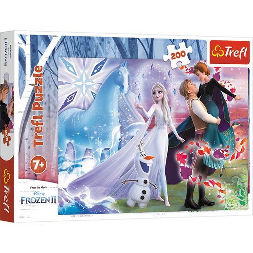 Puzzle - 200 - Magiczny świat sióstr - Kraina Lodu II - Trefl 13265