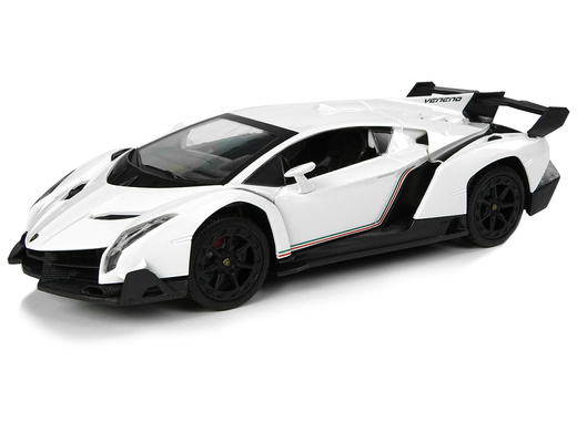 Auto Sportowe R/C 1:24 Lamborghini Veneno Białe 2.4 G Światła 