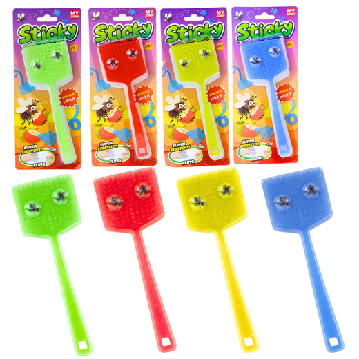 Gumowa Łapka Dla Dzieci Zabawkowa Sztuczne Muchy Mix 