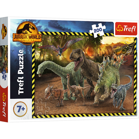 Puzzle - 200 - Dinozaury z Parku Jurajskiego Jurassic World 13287