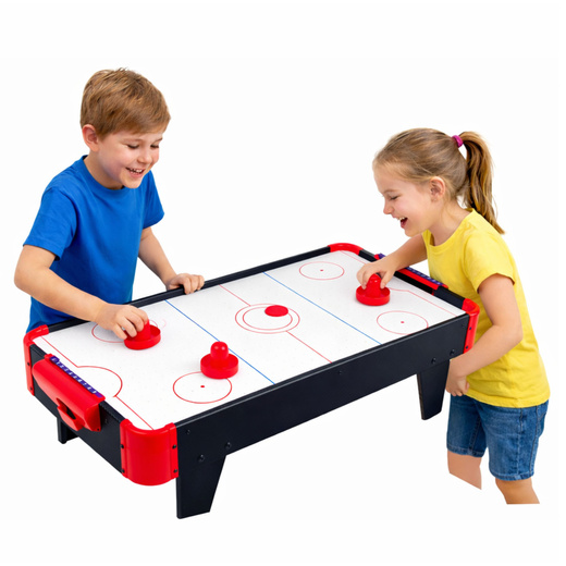 Mini Stół Air Hockey Stołowy Gra Zręcznościowa Dla Dzieci Czarny