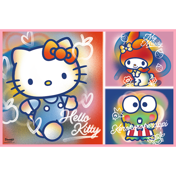 Puzzle - 2x200 - Hello Kitty i przyjaciele - Hello Kitty - Trefl 13336