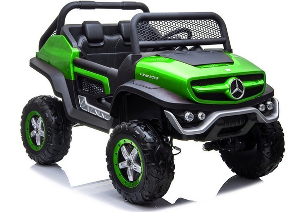 Auto na Akumulator Mercedes Unimog Zielony 