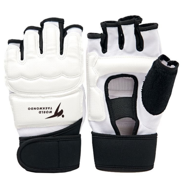 Rękawiczki Sportowe Do Taekwondo Etui Białe Rozmiar XS