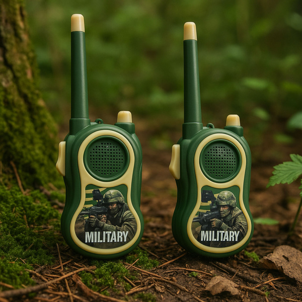 Walkie Talkie Krótkofalówki Militarne Wojskowe Dla Dzieci 300m 