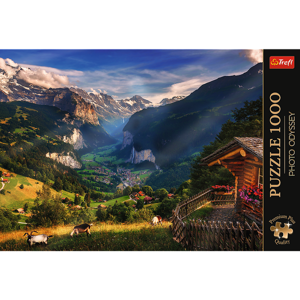 Puzzle - 1000 Premium Plus - Photo Odyssey: Lauterbrunnen - Trefl 10821