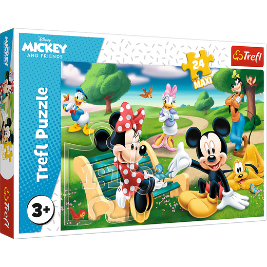 Puzzle - 24Maxi - Myszka Miki w gronie przyjaciół - Disney Standard Characters Trefl 14344