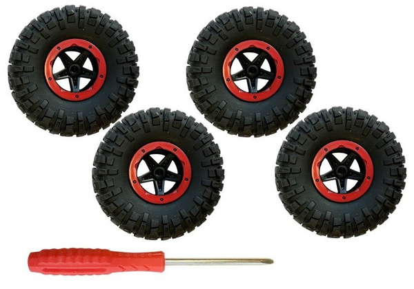 Jeep Zdalnie Sterowane Terenowe R/C Czerwony 4x4