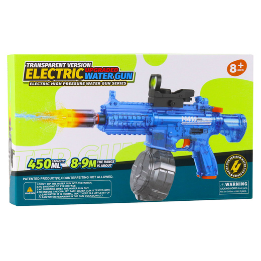 Elektryczny Pistolet Na Wodę M416 Podświetlany Celownik 450 ml 8-10 m