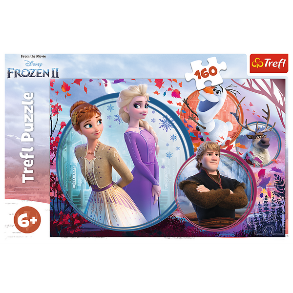 Puzzle - 160 - Siostrzana przygoda - Disney Frozen Trefl 15374