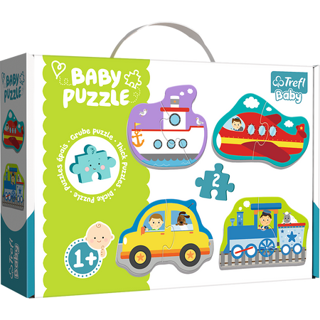 Puzzle - Baby Classic - Pojazdy transportowe / Trefl Baby 36075