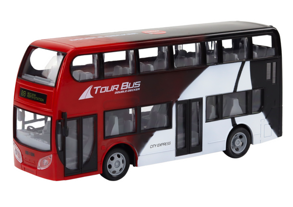 Autobus Dwupiętrowy Zdalnie Sterowany RC Światła 