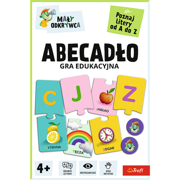 Gra dla dzieci Abecadło Mały Odkrywca Trefl 02811