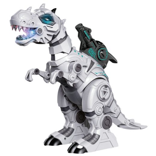 Dinozaur Robot Zdalnie Sterowany RC Efekt Dymny Światła Dźwięki 