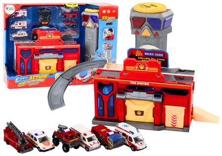 Baza Straż Pożarna Szpital Centrum Dowodzenia Pojazdy 6 Szt