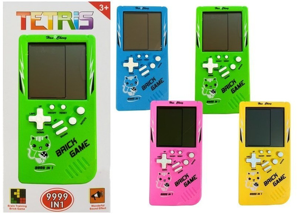  Gra Elektroniczna Tetris Brick Game Żółta