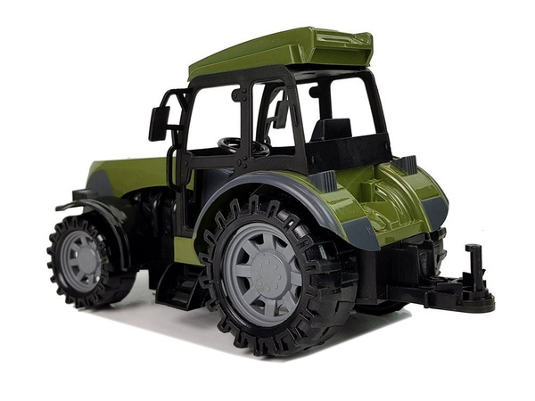  Zielony Traktor z Przyczepą Cysterna Na Mleko Zdalnie Sterowany 2.4G 