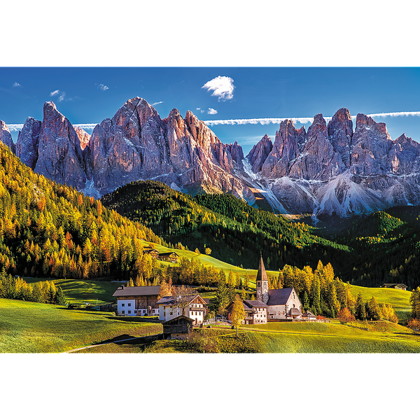 Puzzle - 1500 - Dolina Val di Funes, Dolomity, Włochy Trefl 26163