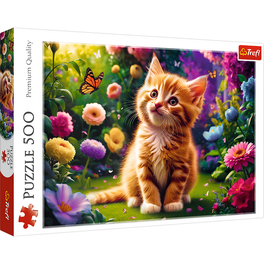 Puzzle - 500 - Uroczy kotek Trefl 37525
